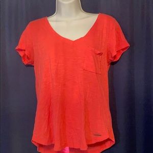 coral basic tee